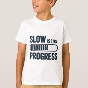 Slow Is Still Progress Snail Yoga Mindfulness Desi T-Shirt