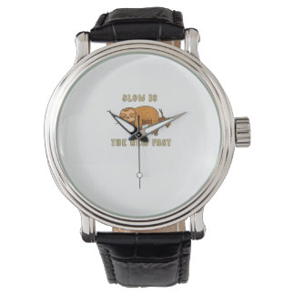 Slow is the new fast - relaxed and funny sloth T-S Watch