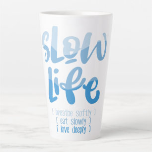 Slow Life 2 Latte Mug
