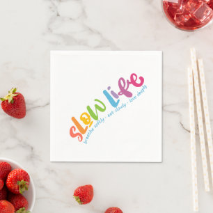 Slow Life Napkin