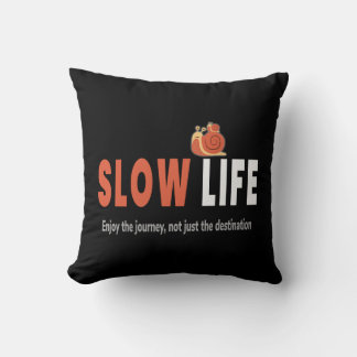 Slow Life. Simplicity. Mindfulness. Well-being. Cushion