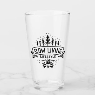 Slow Living Lifestyle Glass