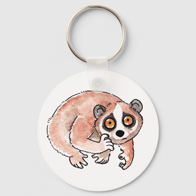 Slow Loris Keychain (Front)