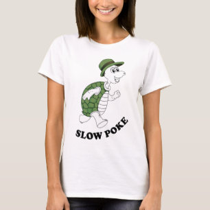 Slow Poke Turtle with Hat T-Shirt