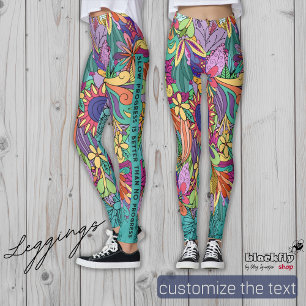 Slow progress is better than no progress   floral leggings