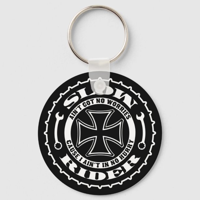 Slow Rider Key Ring (Front)