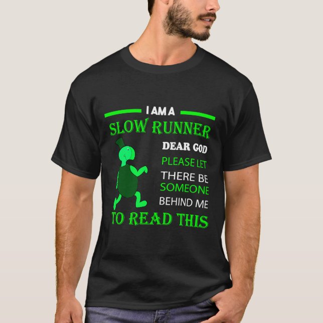 Slow Runner Sloth Running Team 25 T-Shirt (Front)