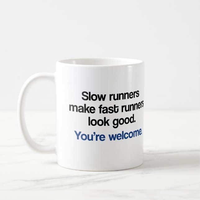 Slow Runners Coffee Mug (Left)