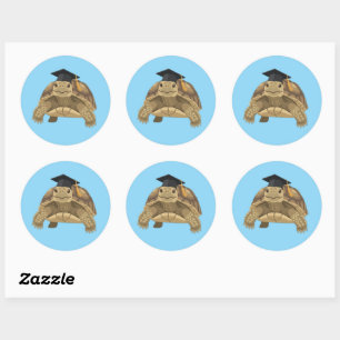 Slow Steady Grad Sticker - Tortoise Custom Vinyl