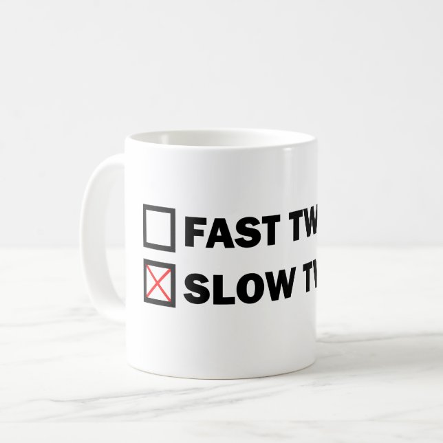 Slow Twitch Coffee Mug (Front Left)
