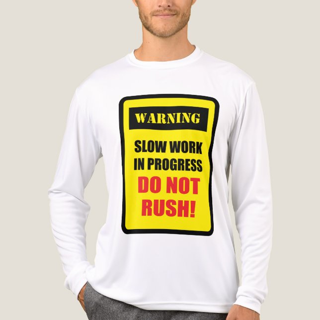 Slow Work in Progress Tri-Blend Shirt (Front)