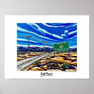 "Slowjamastan" Poster by Neil Myers