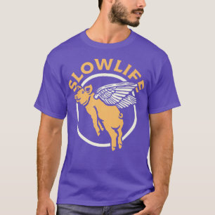 Slowlife Flying Pig Premium T-Shirt