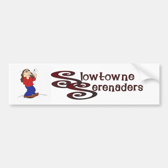 Slowtowne Serenader Bumper Sticker (Front)