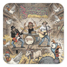 Slowtowne Serenaders in Barn Sticker