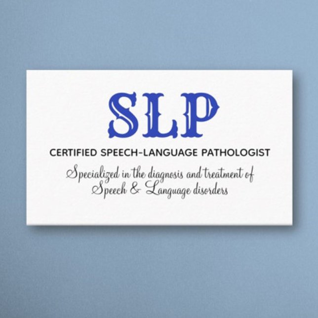 SLP custom business cards (Creator Uploaded)