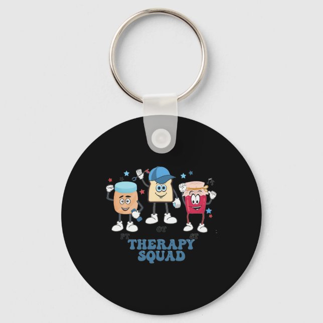 Slp Ot Pt Crew Therapy Squad Speech Therapy Occupa Key Ring (Front)