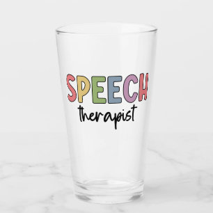 SLP Speech Pathologist Speech Therapist Glass