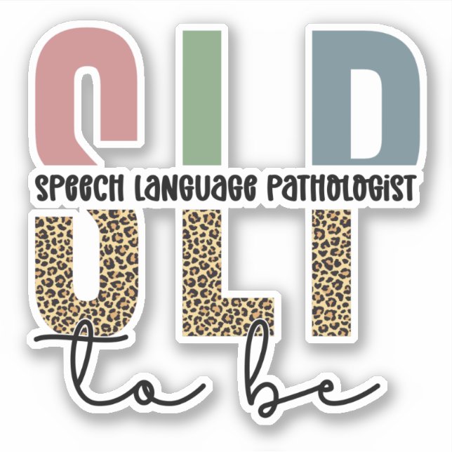 SLP to be -Future Speech language Pathologist gift (Front)
