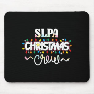 Slpa Christmas Crew Speech Pathology Istant Xma  Mouse Pad