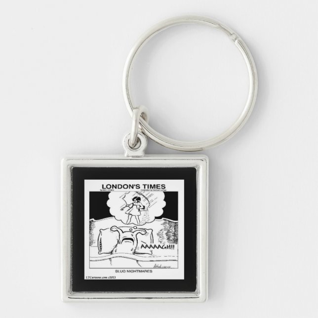 Slug Nightmares Classic LTCartoons Comic Key Ring (Front)