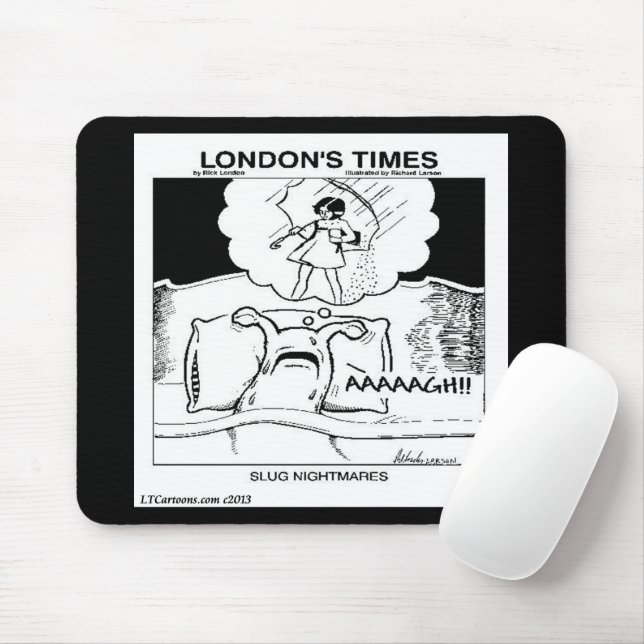 Slug Nightmares Classic LTCartoons Comic Mouse Pad (With Mouse)