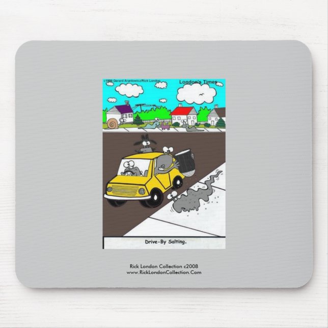 Slug/Snail Funny Cartoon Quality Mouse Pad (Front)