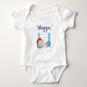 Slugger boy baby t-shirt bodysuit