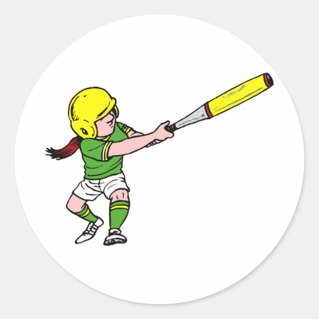 Slugger Classic Round Sticker (Front)