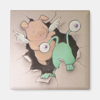 sluggo and philomena magnet