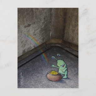 sluggo's pot of gold postcard