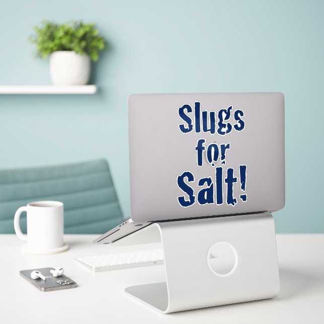 Slugs For Salt (Laptop On Desk)
