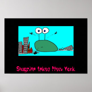 slugzilla attacks poster