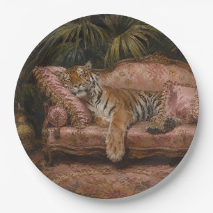 Slumber in Satin Splendour Paper Plate