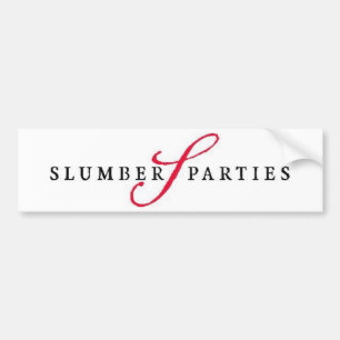 Slumber Parties Logo Promotional Parties Bumper Sticker
