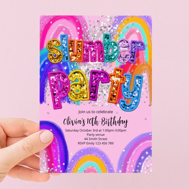 Slumber Party Birthday Invitation (Creator Uploaded)