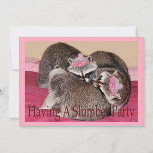 slumber party card