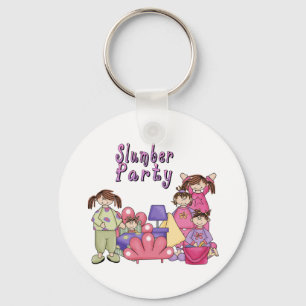 SLUMBER PARTY GIRLS KEY RING