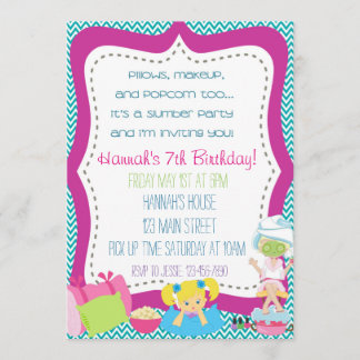 Slumber Party Invitaiton Invitation