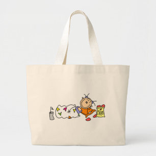 Slumber Party Joy Large Tote Bag