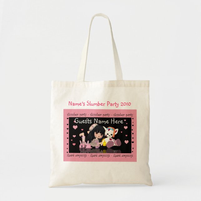 Slumber Party Keepsake Bag (Front)