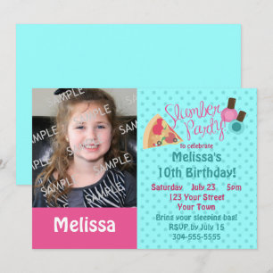 Slumber Party Photo Template