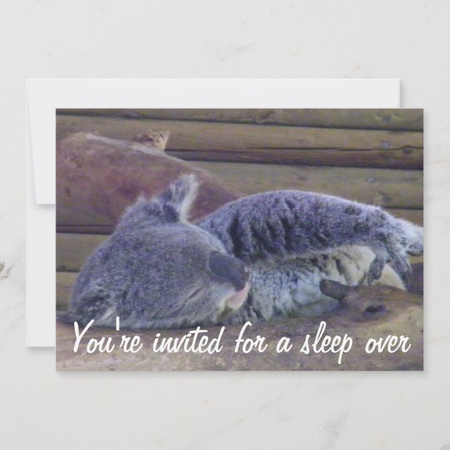 Slumber Party/Sleep Over Party_ Invitation (Front)