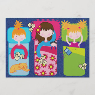 Slumber Party / Sleep Over - SRF Invitation