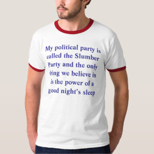 Slumber party tshirts