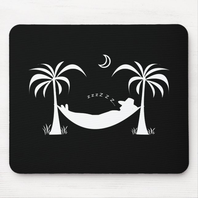 Slumbering Hammock Mouse Pad (Front)