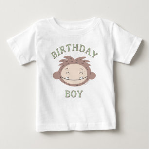 Slumberkins Bigfoot Birthday Boy Baby T-Shirt