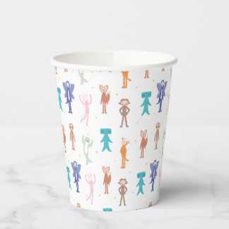 Slumberkins Character Birthday Pattern Paper Cups