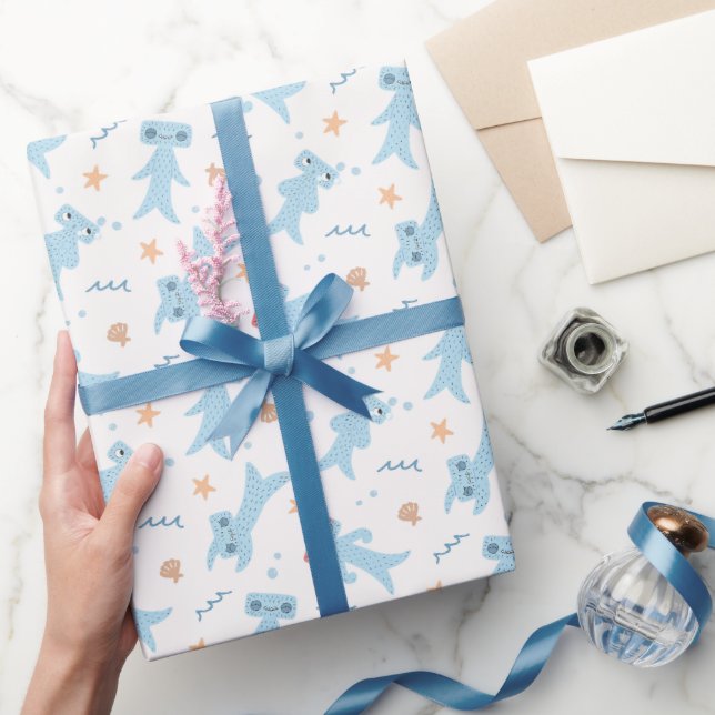 Slumberkins Hammerhead Birthday Wrapping Paper (Gifting)