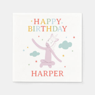 Slumberkins Unicorn Birthday Napkin